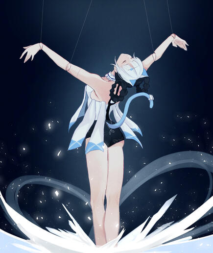 Fan art of Punishing Gray Raven's Bambinata